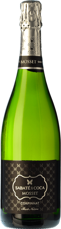 21,95 € 送料無料 | 白スパークリングワイン Sabaté i Coca Castellroig Mosset ブルットの自然 予約 Corpinnat カタロニア スペイン Macabeo, Xarel·lo, Parellada ボトル 75 cl