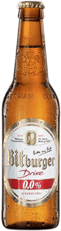 1,95 € 送料無料 | ビール Bitburger ドイツ 1/3ボトル 33 cl アルコールなし