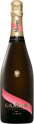 149,95 € Envio grátis | Espumante rosé G.H. Mumm Cordon Rouge Le Rosé Brut A.O.C. Champagne Champagne França Pinot Preto, Chardonnay, Pinot Meunier Garrafa Magnum 1,5 L