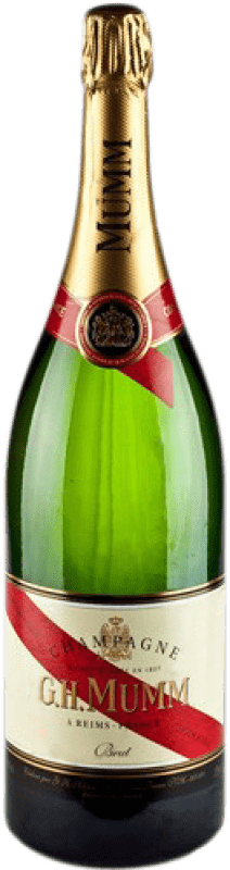 2 481,95 € Envio grátis | Espumante Branco G.H. Mumm Cordon Rouge Brut — Bruto Grande Reserva A.O.C. Champagne Champagne França Pinot Noir, Chardonnay, Pinot Meunier Garrafa Balthazar 12 L