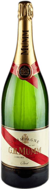 2 373,95 € Kostenloser Versand | Weißer Sekt G.H. Mumm Cordon Rouge Brut Große Reserve A.O.C. Champagne Champagner Frankreich Pinot Schwarz, Chardonnay, Pinot Meunier Balthazar Flasche 12 L