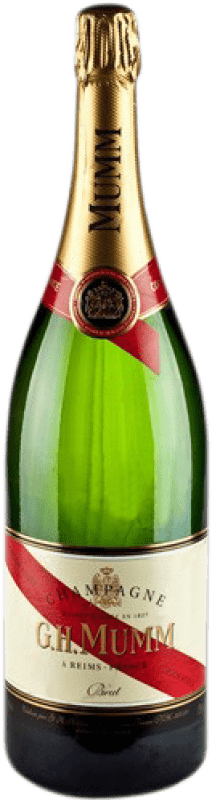 1 316,95 € Envío gratis | Espumoso blanco G.H. Mumm Cordon Rouge Brut Gran Reserva A.O.C. Champagne Champagne Francia Pinot Negro, Chardonnay, Pinot Meunier Botella Salmanazar 9 L