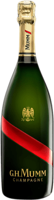 149,95 € Spedizione Gratuita | Spumante bianco G.H. Mumm Grand Cordon A.O.C. Champagne champagne Francia Pinot Nero, Chardonnay, Pinot Meunier Bottiglia Magnum 1,5 L