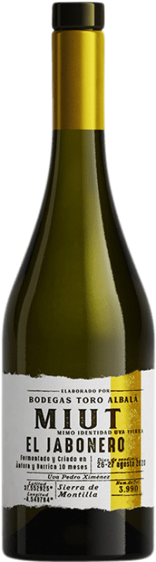 36,95 € Бесплатная доставка | Креплёное вино Toro Albalá Miut El Jabonero Crianza — Крианса D.O. Montilla-Moriles Андалусия Испания Pedro Ximénez Бутылка 75 cl