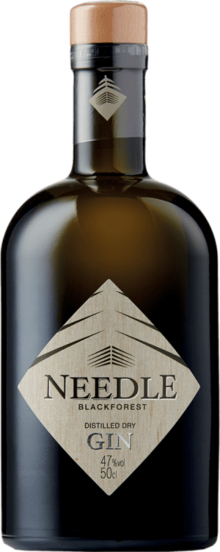 28,95 € Spedizione Gratuita | Genever Gin Needle Germania Bottiglia Medium 50 cl Black Forest — Foresta Nera