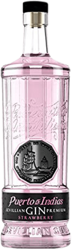 56,95 € Envoi gratuit | Genièvre Gin Puerto de Indias Strawberry Espagne Bouteille Spéciale 1,75 L