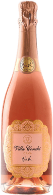 14,95 € Envoi gratuit | Blanc mousseux Villa Conchi Blush Brut D.O. Cava Catalogne Espagne Trepat Bouteille 75 cl