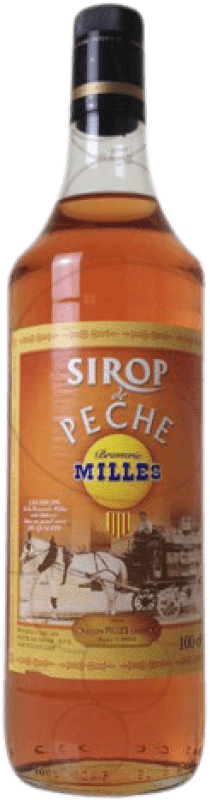 10,95 € Free Shipping | Schnapp Millàs Sirop de Peche France Bottle 1 L Alcohol-Free