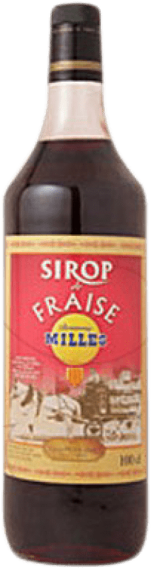 9,95 € Free Shipping | Schnapp Millàs Sirop de Fraise France Bottle 1 L Alcohol-Free