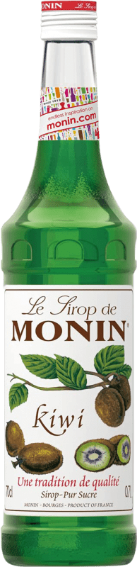 15,95 € Envio grátis | Schnapp Monin Sirope Kiwi França Garrafa 70 cl Sem Álcool