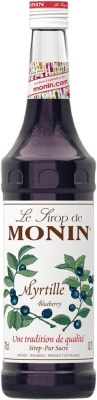 16,95 € Free Shipping | Cocktail Syrup Monin Arándanos Myrtille Blueberry France Bottle 70 cl Alcohol-Free