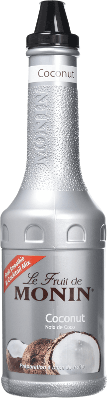 27,95 € Free Shipping | Cocktail Fruit Purée Monin Puré Coco Coconut France Bottle 1 L Alcohol-Free