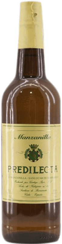 8,95 € 免费送货 | 强化酒 Carbajo Predilecta D.O. Manzanilla-Sanlúcar de Barrameda Andalucía y Extremadura 西班牙 Palomino Fino 瓶子 75 cl