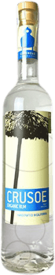 33,95 € Envío gratis | Ron Greenbar Crusoe Organic Rum Blanco Estados Unidos Botella 70 cl