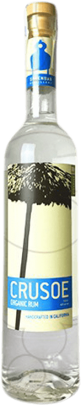 33,95 € Envío gratis | Ron Greenbar Crusoe Organic Rum Blanco Estados Unidos Botella 70 cl