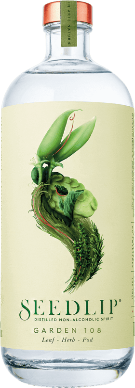42,95 € Envio grátis | Genever Gin Seedlip Garden 108 Reino Unido 70 cl Herbs — Ervas Sem Álcool
