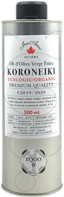 24,95 € Kostenloser Versand | Olivenöl Mas Auró Ecológic D.O. Empordà Katalonien Spanien Koroneiki Alu-Dose 50 cl