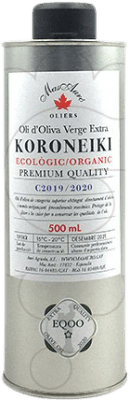 24,95 € Kostenloser Versand | Olivenöl Mas Auró Ecológic D.O. Empordà Katalonien Spanien Koroneiki Mittlere Blechdose 50 cl