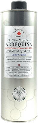 34,95 € 免费送货 | 橄榄油 Mas Auró Virgen Extra Ecológico Organic D.O. Empordà 加泰罗尼亚 西班牙 Arbequina 瓶子 1 L
