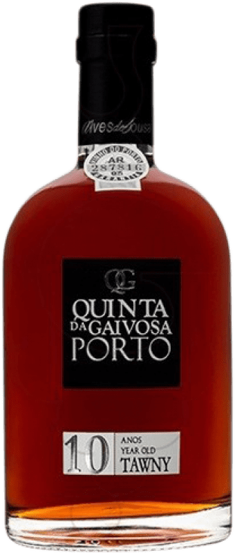 23,95 € 送料無料 | 酒精強化ワイン Quinta da Gaivosa Tawny — トウニー I.G. Porto ドウロ ポルトガル Touriga Franca, Touriga Nacional, Tinta Cão, Tinta Barroca 10 年 ミディアムボトル 50 cl