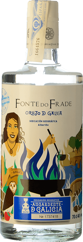 14,95 € Spedizione Gratuita | Grappa Orujo Pazo Valdomiño Fonte do Frade Spagna 70 cl