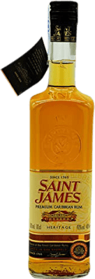 32,95 € Kostenloser Versand | Rum Bardinet Saint James Heritage Añejo Martinique Flasche 1 L