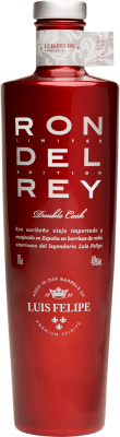 46,95 € 免费送货 | 朗姆酒 Rubio Rey Luis Felipe Extra Añejo 多明尼加共和国 瓶子 70 cl