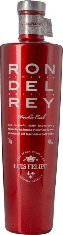 43,95 € 免费送货 | 朗姆酒 Rubio Rey Luis Felipe Extra Añejo 多明尼加共和国 瓶子 70 cl
