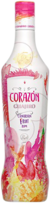 17,95 € 免费送货 | 朗姆酒 Guajiro Rum Corazón Fruit Blanco 西班牙 瓶子 75 cl