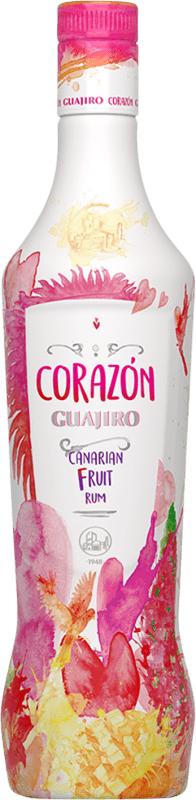 18,95 € Бесплатная доставка | Ром Guajiro Rum Corazón Blanco — Белый Испания 75 cl Fruit — Фрукты