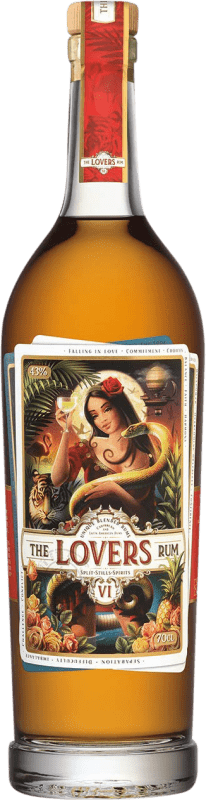 39,95 € Envio grátis | Rum The Lovers Rum Extra Añejo Países Baixos Garrafa 70 cl