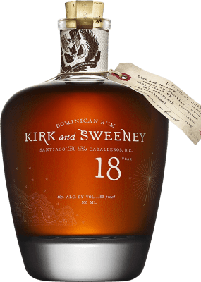 59,95 € Envoi gratuit | Rhum 3 Badge Kirk and Sweeney Extra Añejo République Dominicaine 18 Ans Bouteille 70 cl