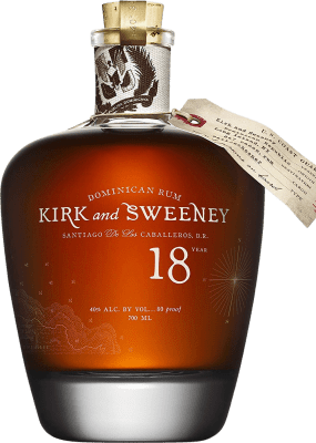 59,95 € 送料無料 | ラム 3 Badge Kirk and Sweeney Extra Añejo ドミニカ共和国 18 年 ボトル 70 cl
