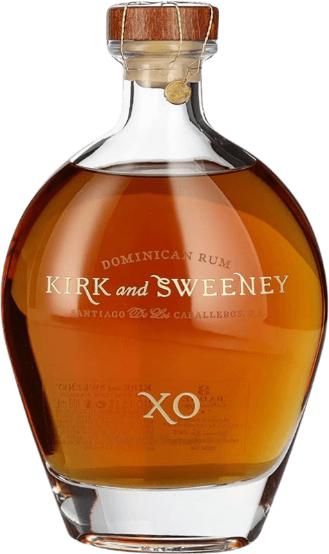 261,95 € Free Shipping | Rum 3 Badge Kirk and Sweeney X.O. Extra Añejo Dominican Republic Bottle 70 cl
