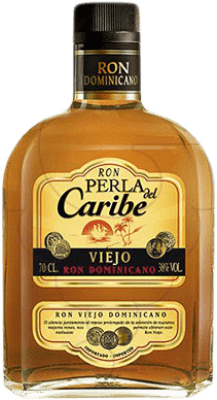 9,95 € Envío gratis | Ron Teichenné Perla del Caribe Viejo Extra Añejo República Dominicana Botella 70 cl