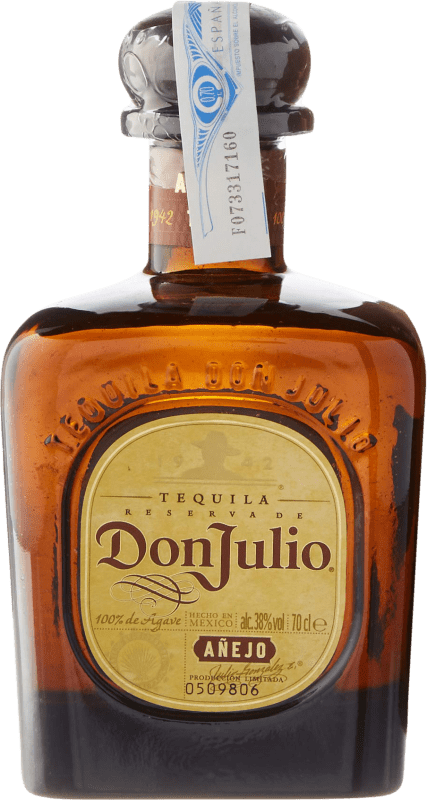 79,95 € 免费送货 | 龙舌兰 Don Julio Añejo 墨西哥 瓶子 70 cl
