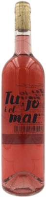 11,95 € Envío gratis | Vino Rosado Joan Simó Tu Jo i el Mar Joven D.O.Ca. Priorat Cataluña España Garnacha, Mazuelo, Cariñena 75 cl