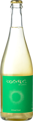 18,95 € Kostenloser Versand | Weißer Sekt Còsmic Vitalitat Petillant D.O. Catalunya Katalonien Spanien Muskat, Parellada Flasche 75 cl