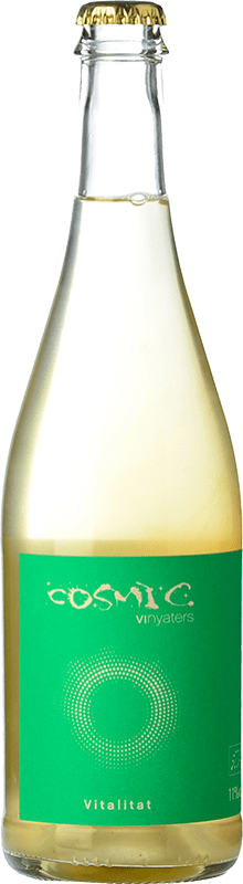 22,95 € Envío gratis | Espumoso Blanco Còsmic Vitalitat D.O. Catalunya Cataluña España Moscato, Parellada 75 cl