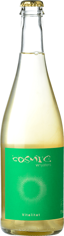 12,95 € Free Shipping | White sparkling Còsmic Vitalitat Petillant D.O. Catalunya Catalonia Spain Muscat, Parellada Bottle 75 cl