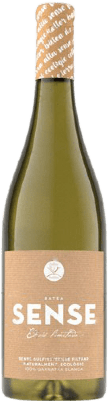 10,95 € Бесплатная доставка | Белое вино Celler de Batea Sense Blanco Молодой D.O. Terra Alta Каталония Испания Grenache White бутылка 75 cl