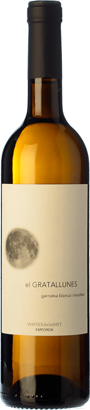 12,95 € Envio grátis | Vinho branco Vinyes de La Dot El Gratallunes Jovem D.O. Empordà Catalunha Espanha Grenache Branca, Macabeo Garrafa 75 cl