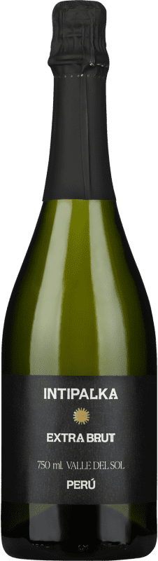18,95 € Free Shipping | White Sparkling Wine Viñas Queirolo Intipalka Extra Brut Peru Pinot Noir, Chardonnay Bottle 75 cl