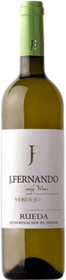 14,95 € Envoi gratuit | Vin blanc J. Fernando Jeune D.O. Rueda Castille et Leon Espagne Verdejo Bouteille Magnum 1,5 L