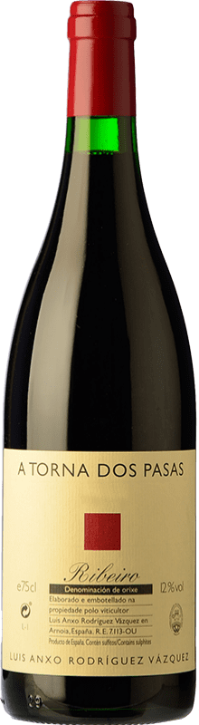 22,95 € Free Shipping | Red wine A Torna dos Pasas Aged D.O. Ribeiro Galicia Spain Caíño Black, Brancellao Bottle 75 cl