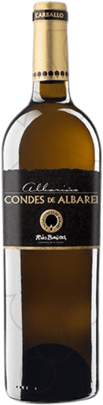 15,95 € Kostenloser Versand | Weißwein Condes de Albarei Carballo Galego Alterung D.O. Rías Baixas Galizien Spanien Albariño Flasche 75 cl