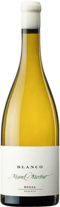 37,95 € Бесплатная доставка | Белое вино Miguel Merino Blanco старения D.O.Ca. Rioja Ла-Риоха Испания Viura, Grenache White бутылка 75 cl