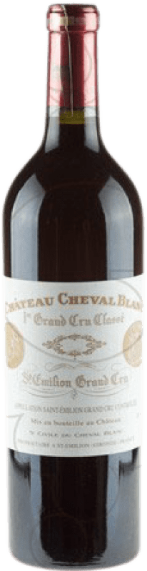 1 137,95 € Envio grátis | Vinho tinto Château Cheval Blanc A.O.C. Saint-Émilion Bordeaux França Merlot, Cabernet Franc Garrafa 75 cl