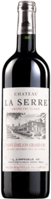 66,95 € 免费送货 | 红酒 Château La Serre A.O.C. Saint-Émilion 波尔多 法国 Merlot, Cabernet Franc 瓶子 75 cl