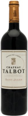 227,95 € Kostenloser Versand | Rotwein Château Talbot A.O.C. Saint-Julien Bordeaux Frankreich Merlot, Cabernet Sauvignon, Petit Verdot Magnum-Flasche 1,5 L